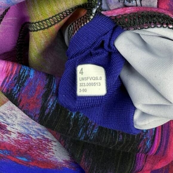 LULULEMON Wunder Train High Rise Tight 28" Size 4 Digital Current Pink - Picture 7 of 7